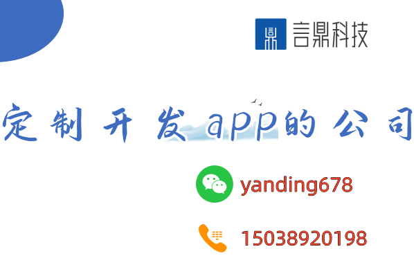 定制开发app的公司